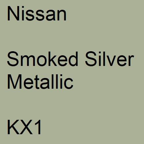 Nissan, Smoked Silver Metallic, KX1.